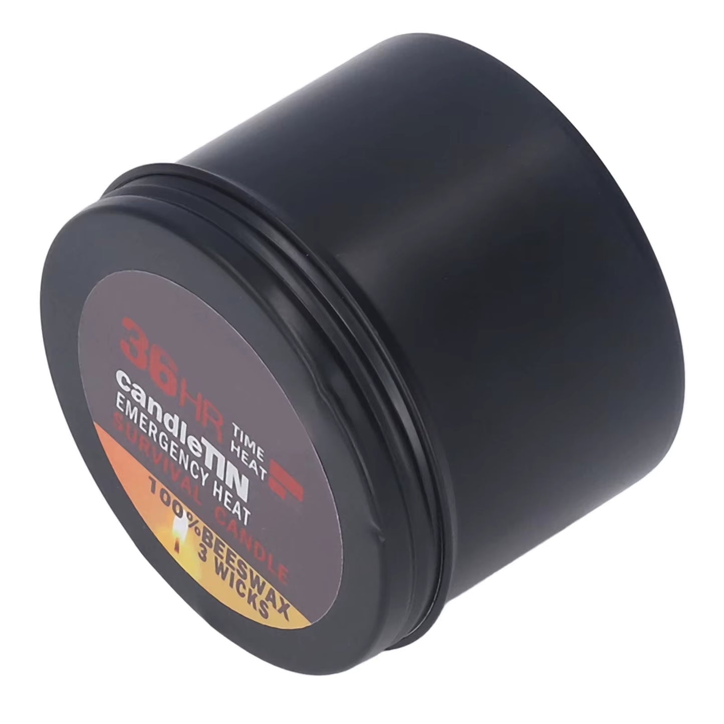 Survival Candle Widely Used Romantic Ambience Natural 36 Hours Burning Long Lasting Candles 3 Wicks for Home Outdoor Camping