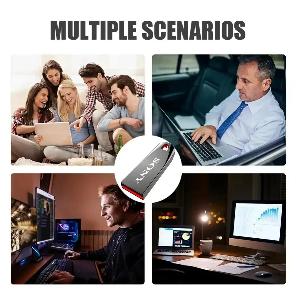 Original 2TB Usb3.0 Flash Drives High Speed Metal Pendrive 1TB 32GB Portable Usb Drive Waterproof Memoria Usb Flash Disk