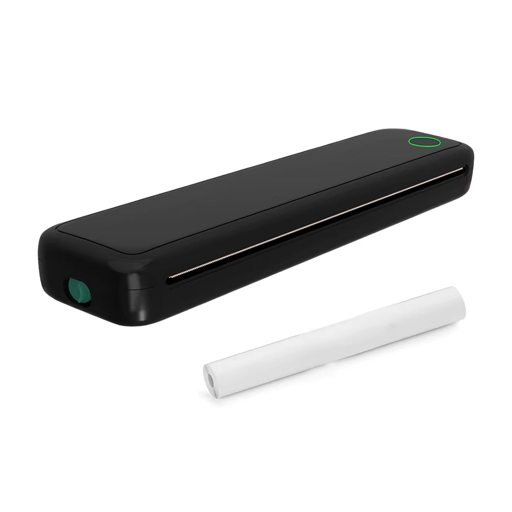 A4 Portable Thermal Printer Inkless BT Wireless Portable Printer with Printing Paper Min Portable A4 Label Maker Home Office Use