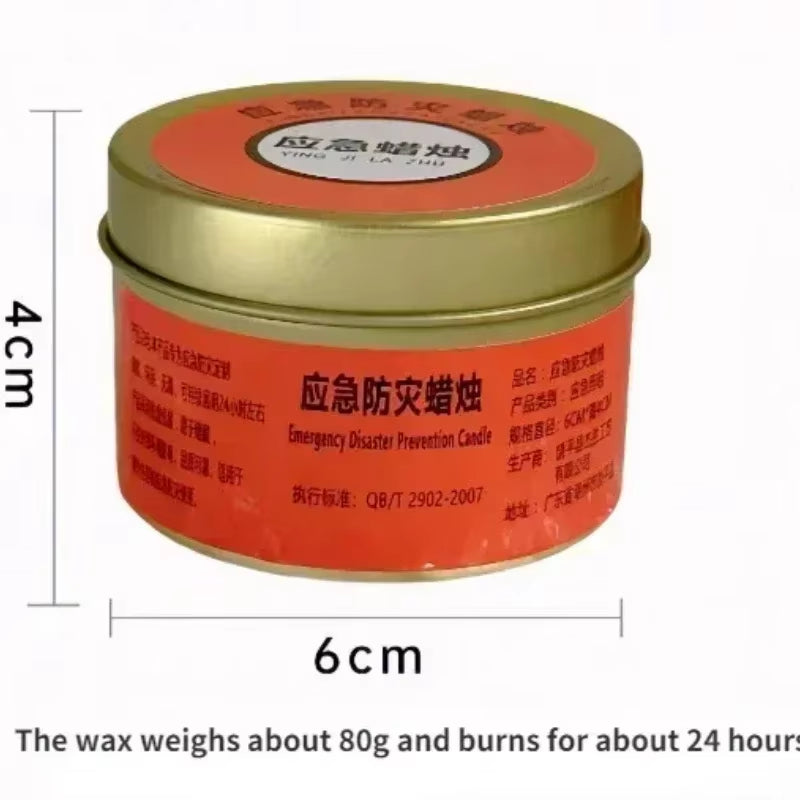 Emergency Candles for Household Power Outages Windproof Smokeless Disaster Prevention Emergency Supplies No Electricity Lighting