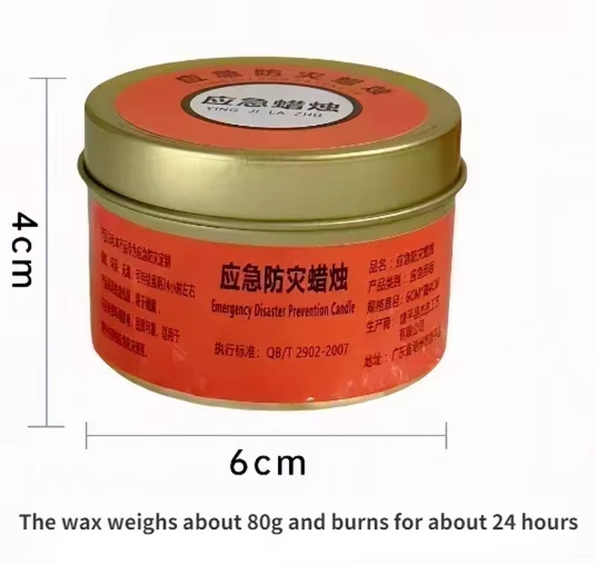 Emergency Candles for Household Power Outages Windproof Smokeless Disaster Prevention Emergency Supplies No Electricity Lighting