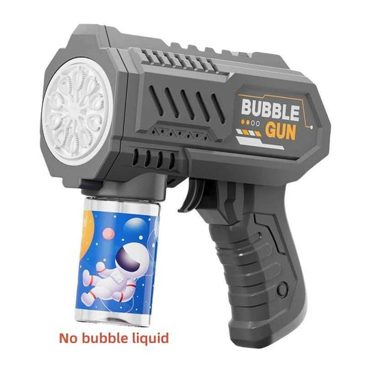 Other Toys 10 Holes Kids Bubble Gun Toys Rocket Soap Bubble Machine Automatic Blower Bubbles Gun Summer Children Outdoor Bubble Blowing Toyl475