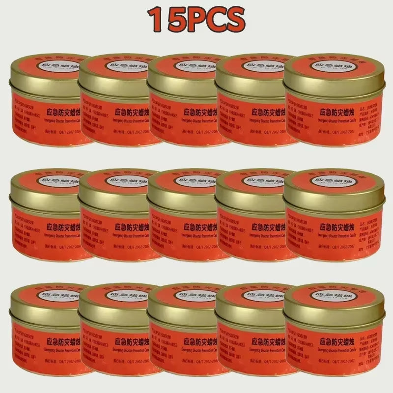 Emergency Candles for Household Power Outages Windproof Smokeless Disaster Prevention Emergency Supplies No Electricity Lighting