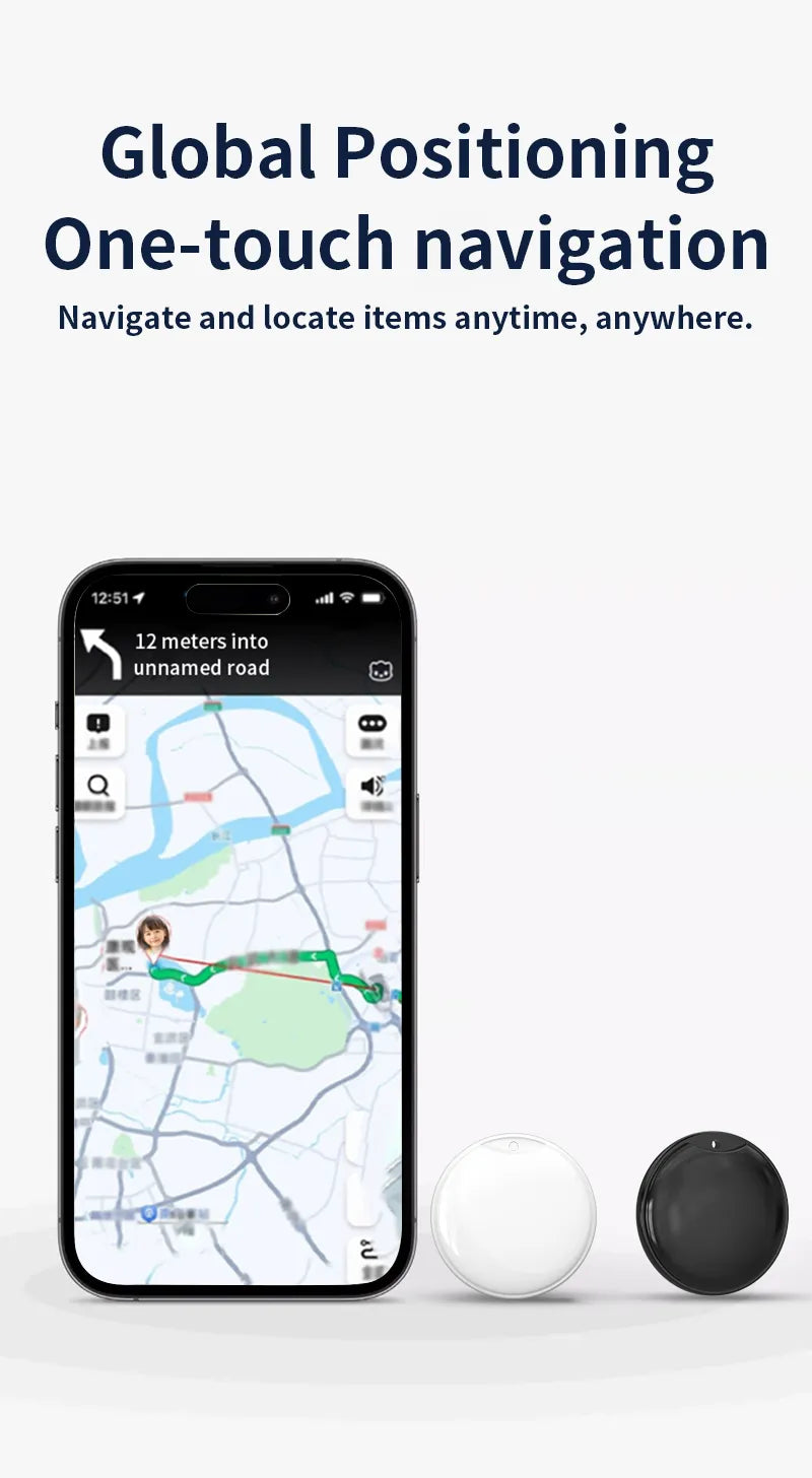 Global Locator Position Tracking Device Keychain Find My Tracker Itag for Wallet Bike