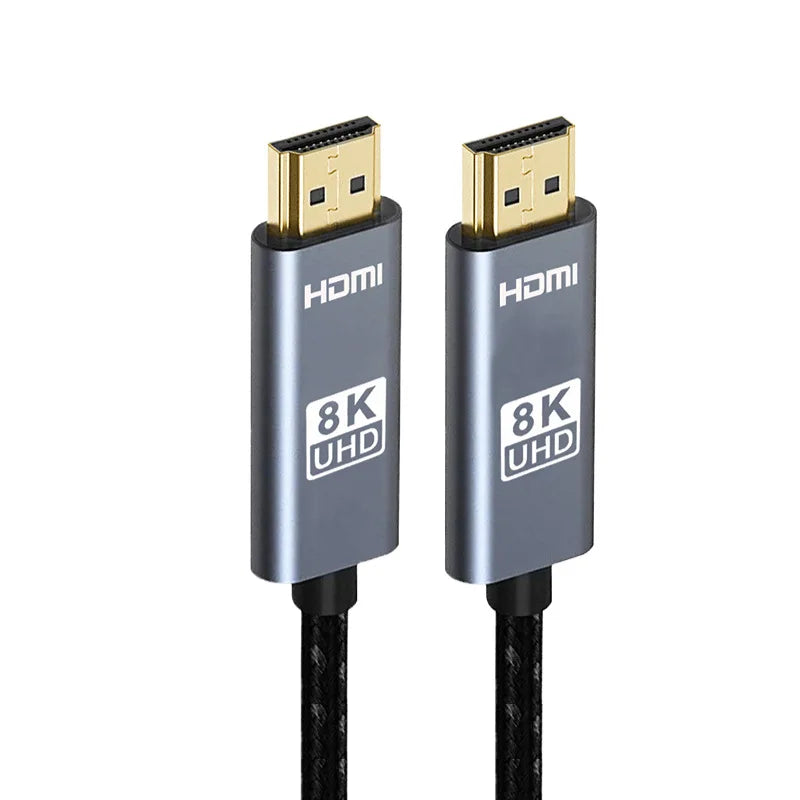 Hdmi-Compatible 8K Cable 8K/60Hz 4K/120Hz UHD HDR 48Gbps Adapter Cable 5M for Devices Laptops High-Definition TV Projectors