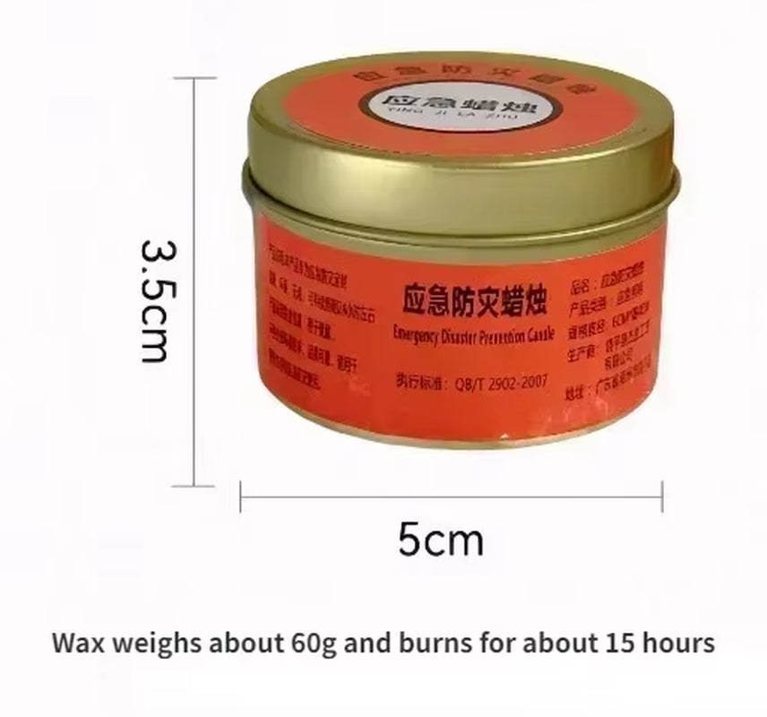 Emergency Candles for Household Power Outages Windproof Smokeless Disaster Prevention Emergency Supplies No Electricity Lighting